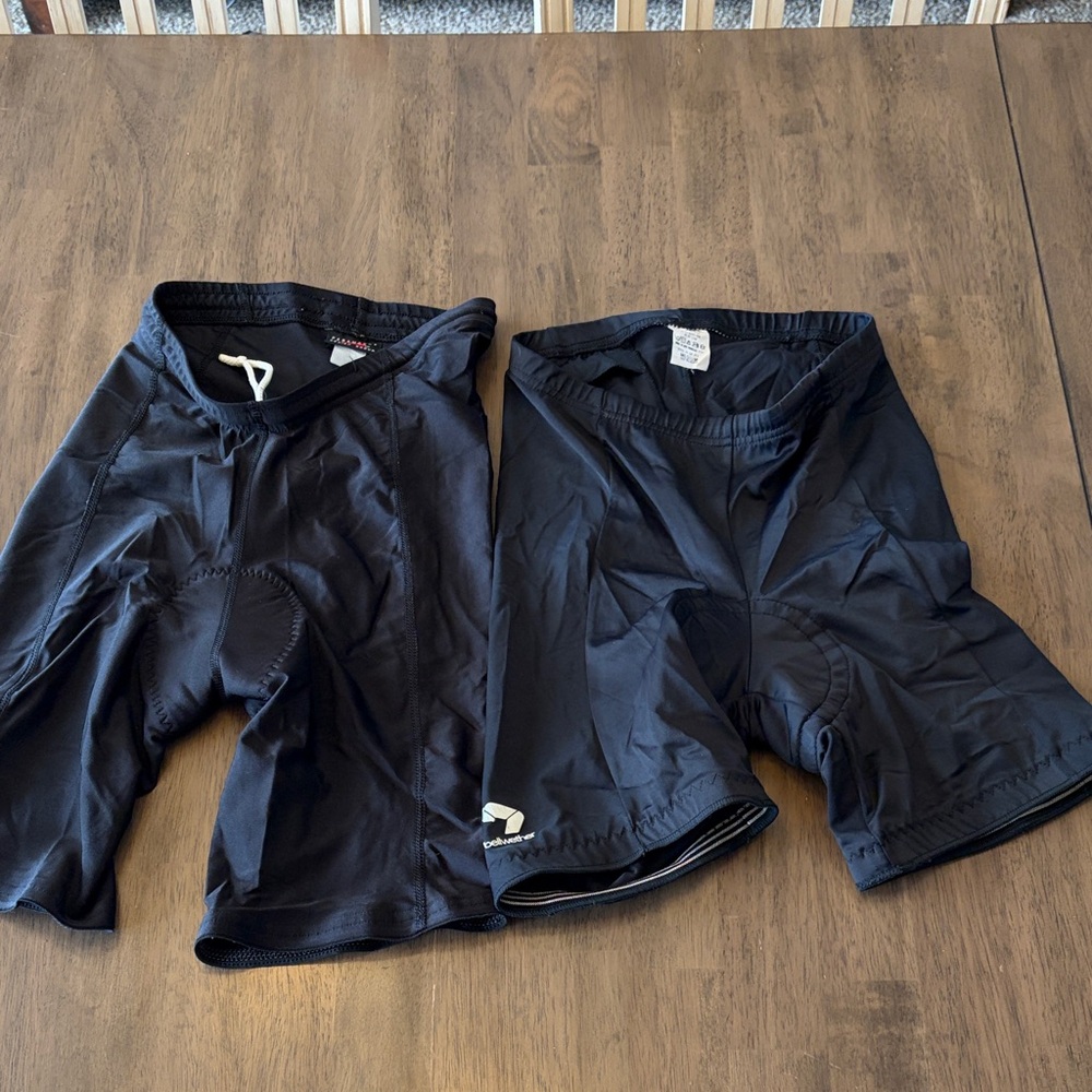 Black Athletic Men's Bike Cycling Shorts